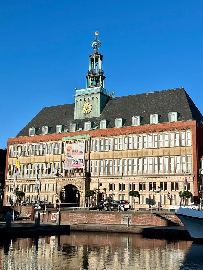 Modernes 1Zi. Appartement! Zentral! Hafen! Netflix! Emden Exterior foto